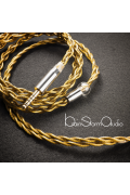 BSA 4絞單晶銅同軸耳機升級線